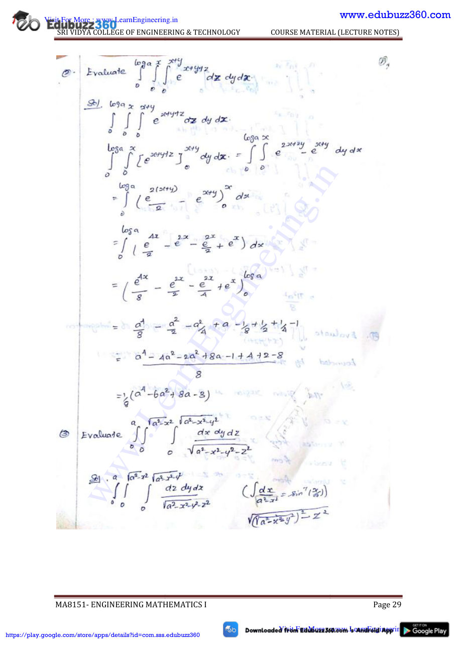 Engineering Mathematics I Lecture Notes — page 175