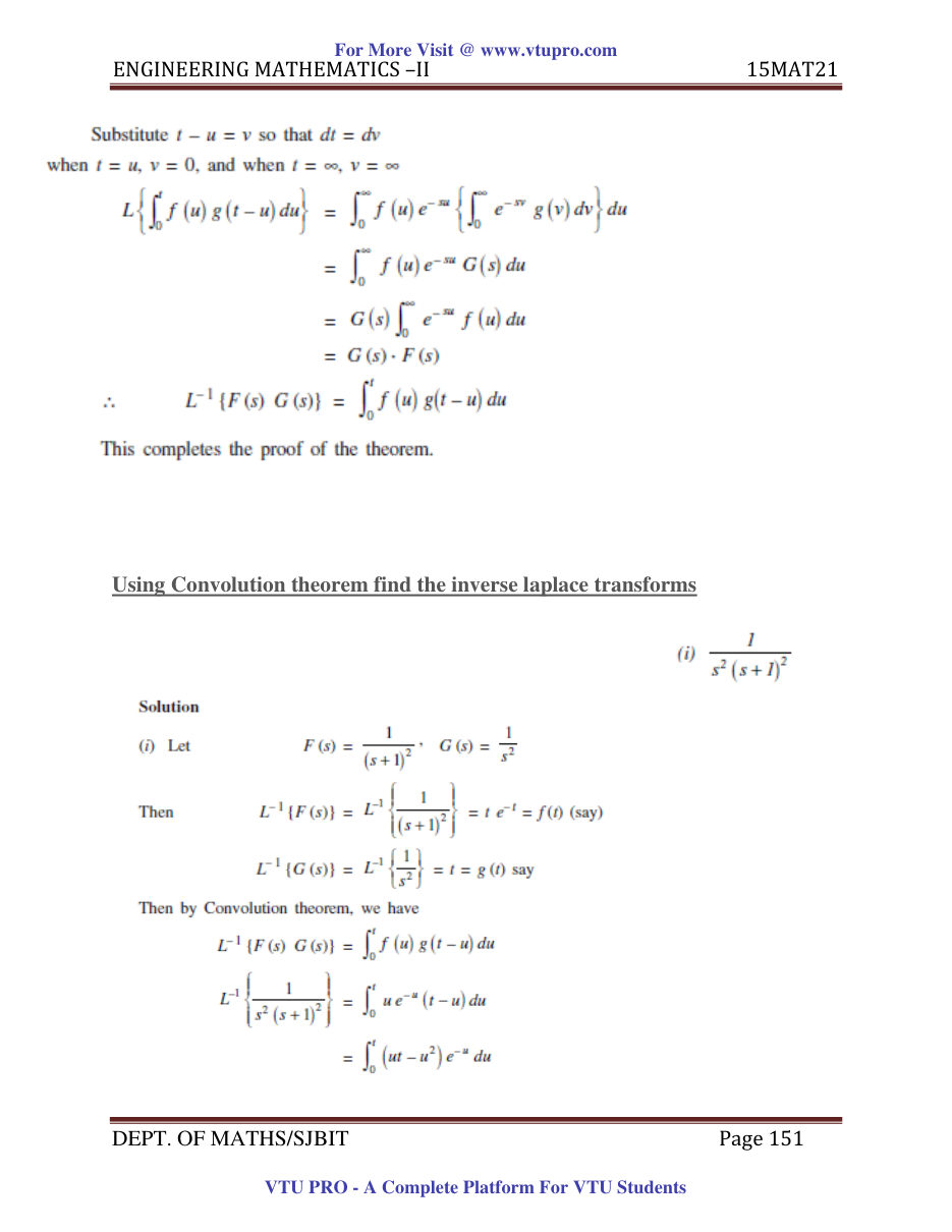 Engineering Mathematics II — page 151