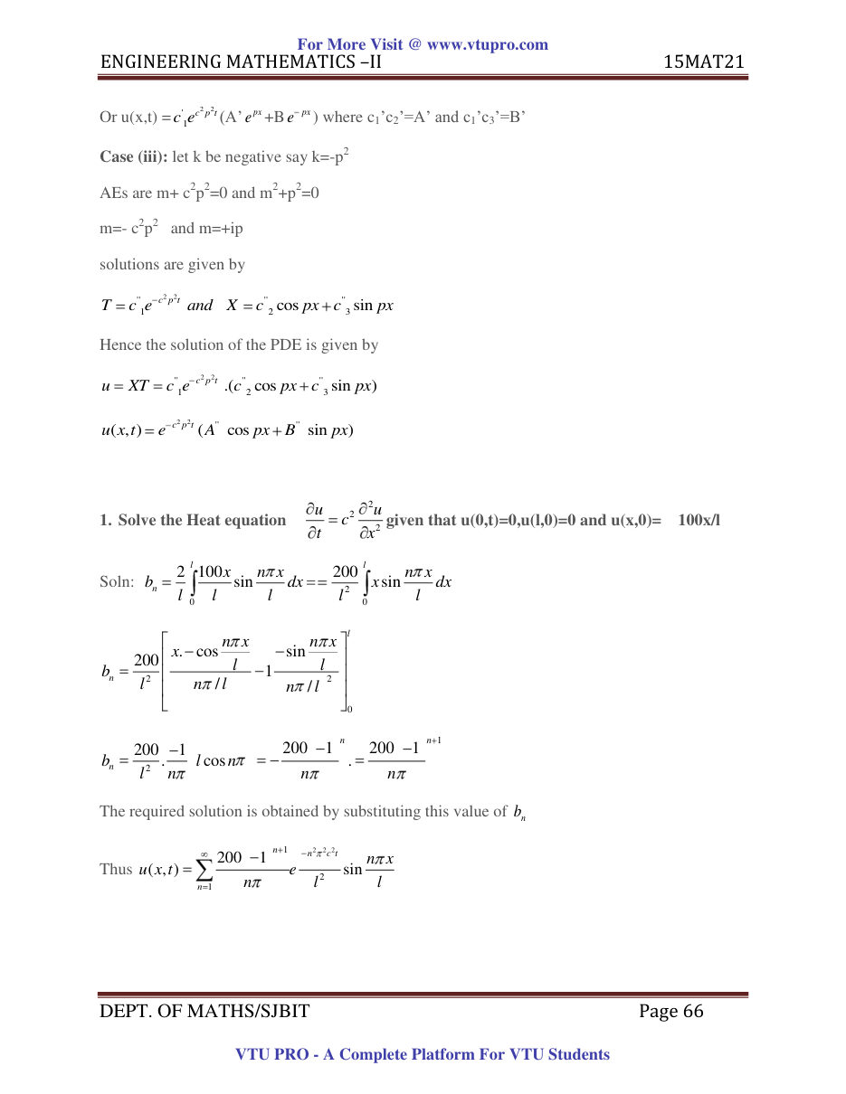 Engineering Mathematics II — page 66