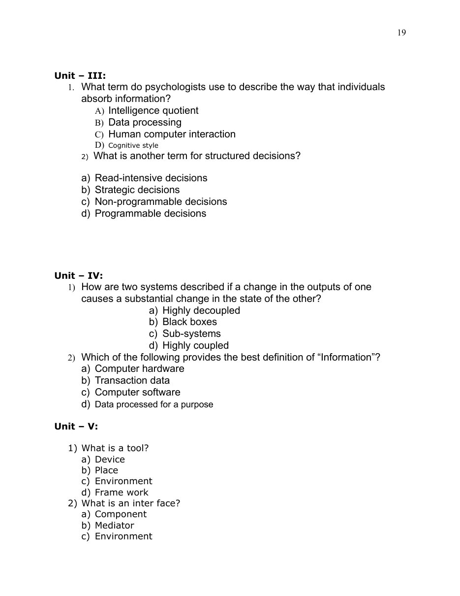 Human Computer Interaction — page 19