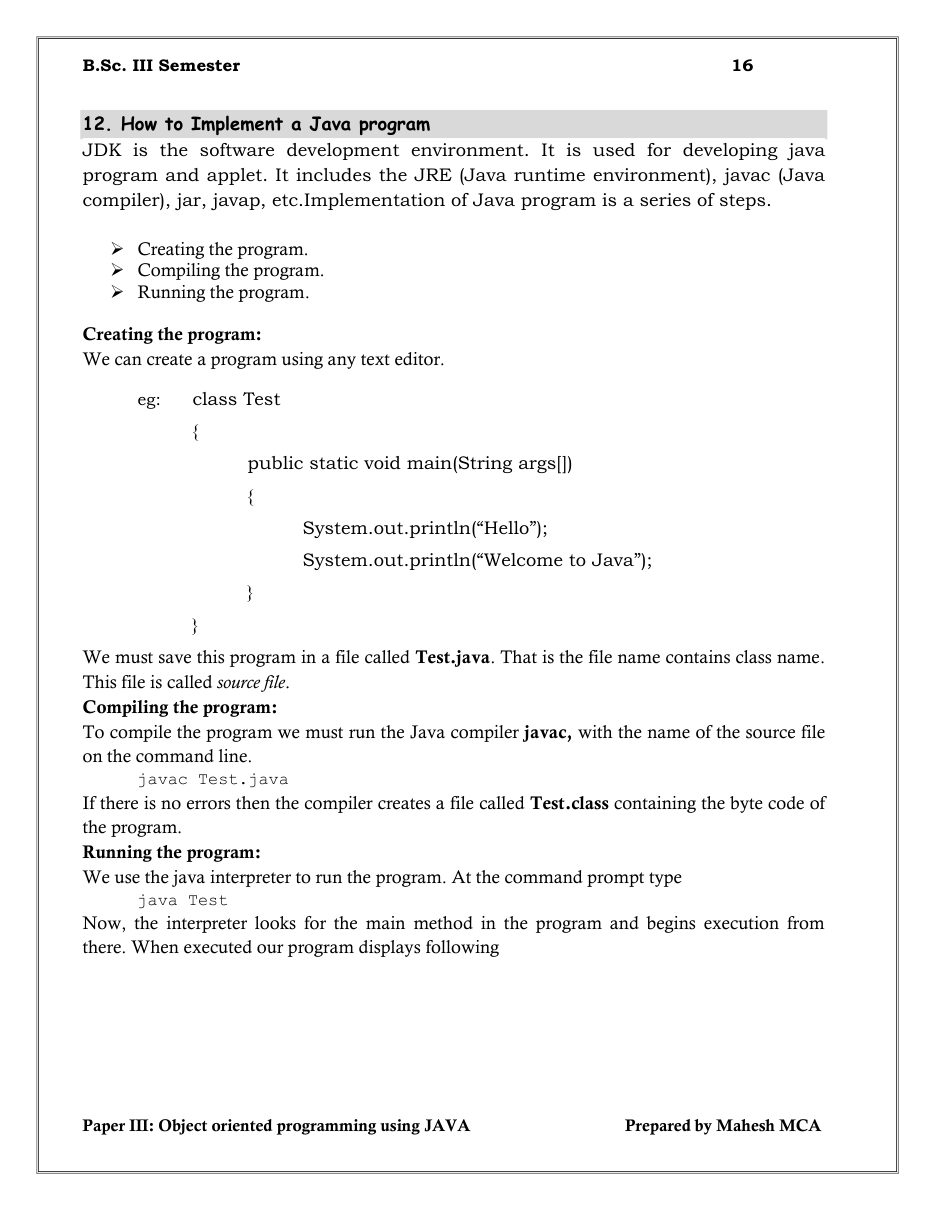 Java Object-Oriented Programming — page 16