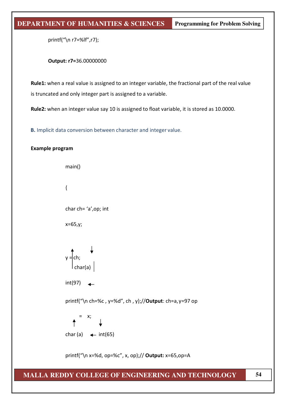 PROGRAMMING FOR PROBLEM SOLVING 1 — page 60