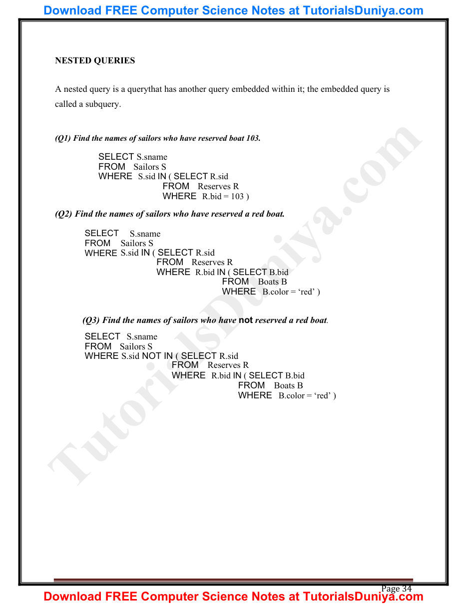 Database Management System Notes PDF — page 37