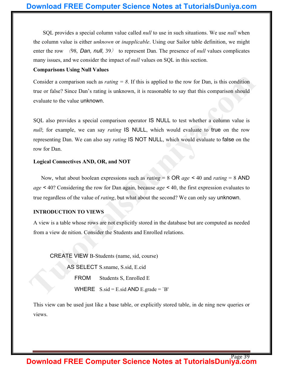 Database Management System Notes PDF — page 42