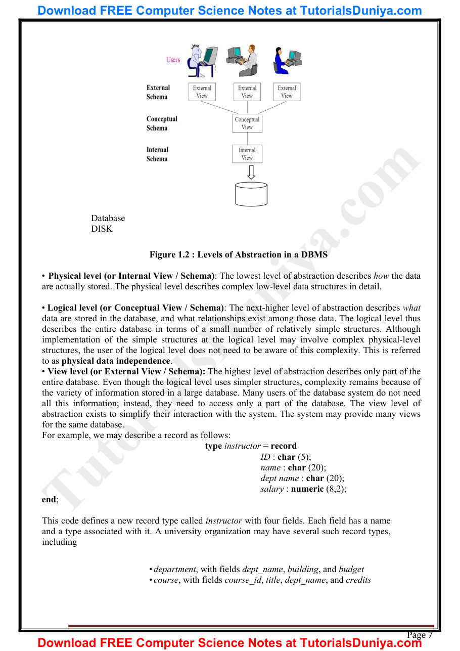 Database Management System Notes PDF — page 8