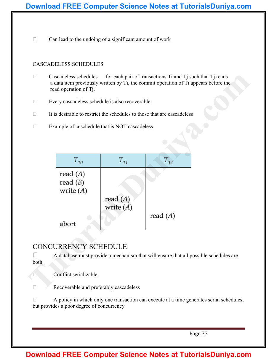 Database Management System Notes PDF — page 83